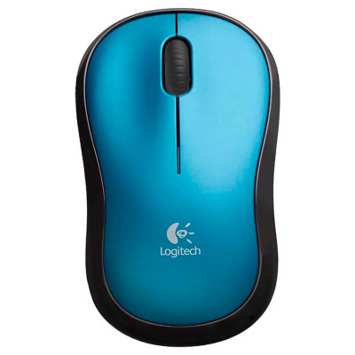 MOUSE LOGITECH M185 AZUL-NEGRO WIRELESS USB PLUG AND PLAY