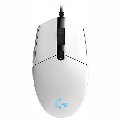 MOUSE LOGITECH GAMING G203 BLANCO ALAMBRICO RGB LIGHTSYNC G-HUB