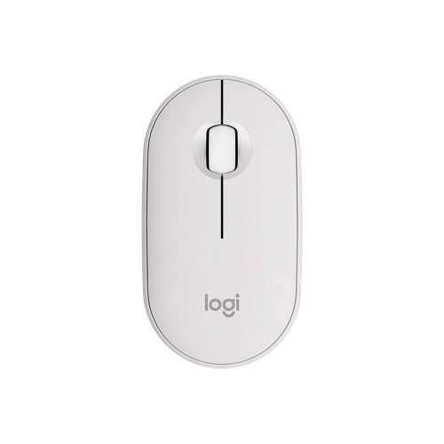 MOUSE LOGITECH M350S PEBBLE 2 BLANCO SILENCIOSO MINIMALISTA BLUETOOH MULTIDISPOSITIVO 4000DPI