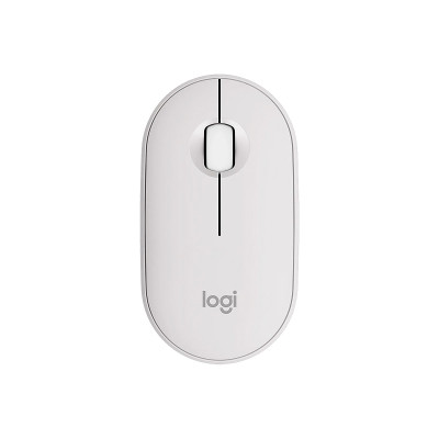 MOUSE LOGITECH M350S PEBBLE 2 BLANCO SILENCIOSO MINIMALISTA BLUETOOH MULTIDISPOSITIVO 4000DPI