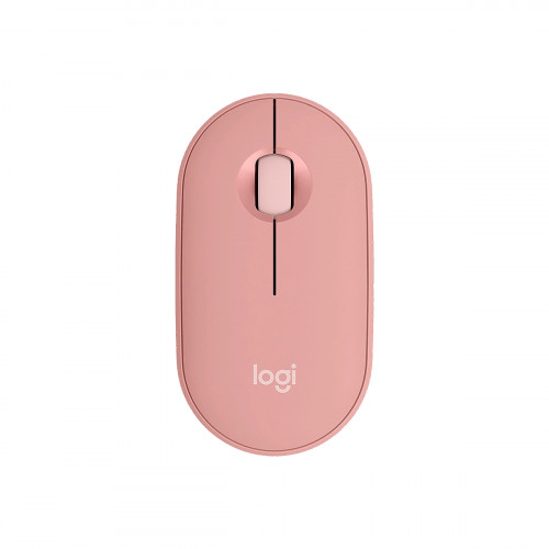 MOUSE LOGITECH M350S PEBBLE 2 ROSADO SILENCIOSO MINIMALISTA BLUETOOH MULTIDISPOSITIVO 4000DPI