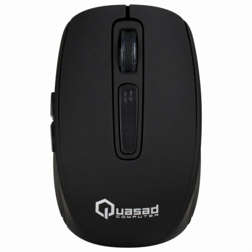 MOUSE QUASAD QM-850 LD WIRELESS RECARGABLE USB NEGRO
