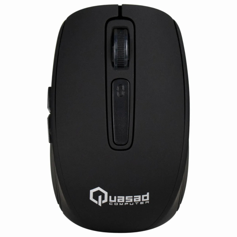 MOUSE QUASAD QM-850 LD WIRELESS RECARGABLE USB NEGRO