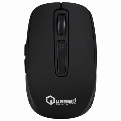 MOUSE QUASAD QM-850 LD WIRELESS RECARGABLE USB NEGRO