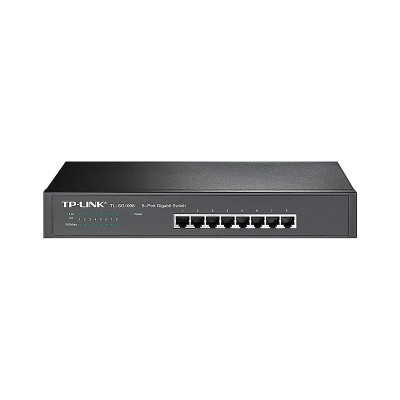 SWITCH CON BASE DE MONTAJE-DE MESA DE 8 PUERTOS 10-100-1000MBPS TL-SG1008