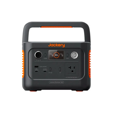 Portable Power Station Jackery 240 v2  256Wh LiFePO4 Battery 300w AC-100W USB-C 1 Char. 2024