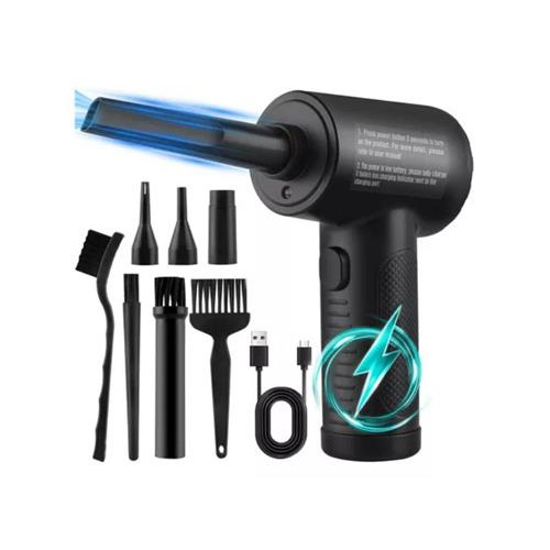 SOPLADOR DE AIRE PORTATIL MULTIFUCNION LAMPARA / POWER BANK 2