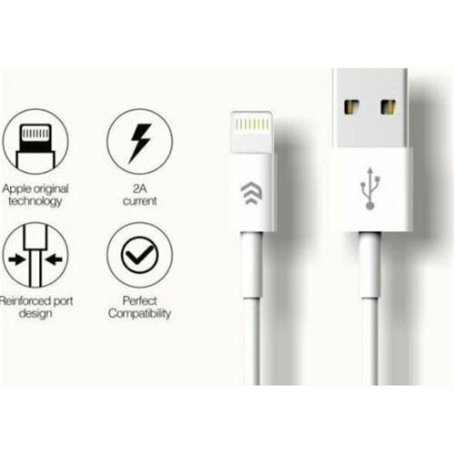 Cable Para IPhone  (5v 2.1a 1m) White