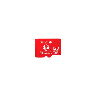 Memory Sandisk micro-SDXC 128GB 100MBs with Licencia Nintendo Switch