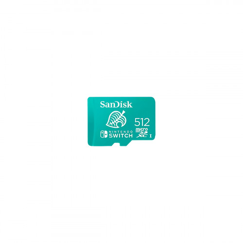 Memory Sandisk micro-SDXC 512GB 100MBs with Licencia Nintendo Switch