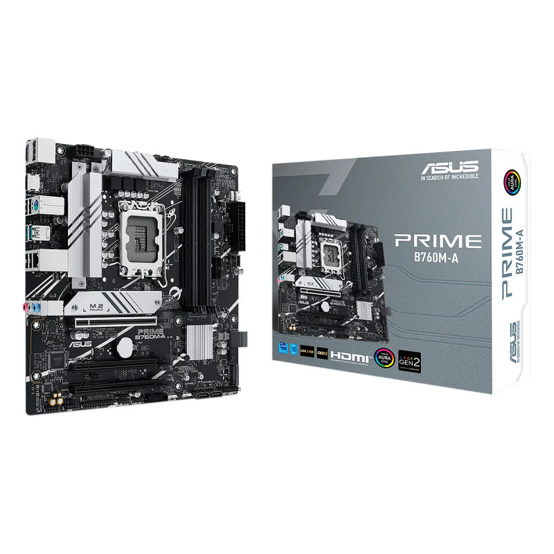 MBO ASUS PRIME B760M-A  13VA LGA1700 DDR5-7200 HDMI DP 2M.2 USB3.2 USB-C PCIE4.0 MATX