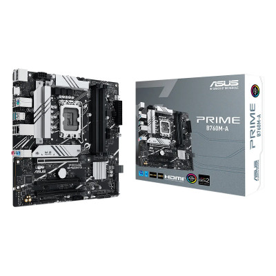 MBO ASUS PRIME B760M-A  13VA LGA1700 DDR5-7200 HDMI DP 2M.2 USB3.2 USB-C PCIE4.0 MATX