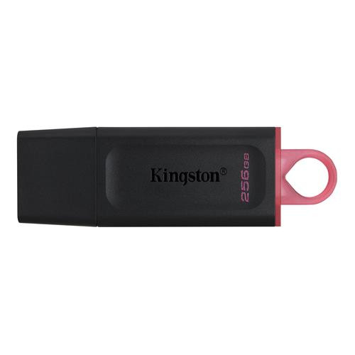 FLASH MEMORY KINGSTON DATA TRAVELER EXODIA 256GB USB 3.2 BLACK-RED 2