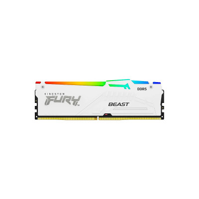 DIMM KINGSTON FURY BEAST WHITE RGB EXPO 16GB 1RX8 DDR5-6000MTs CL36 288-pin Non-ECC