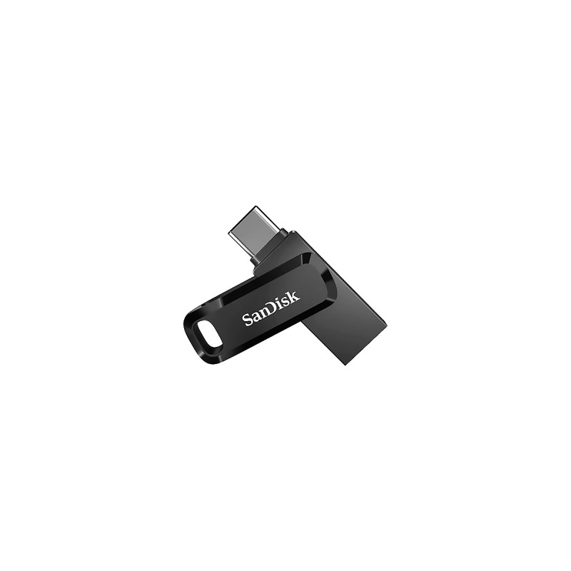 FLASH MEMORY SANDISK 256GB Ultra Drive Go 2-in-1 USB-C - USB-A 3.0-3.1-3.2 Gen 1 Black
