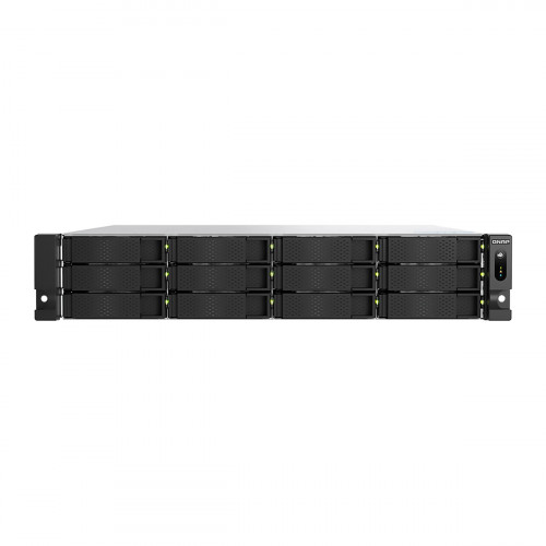 NAS STORAGE QNAP 12Bay 3.5-2.5 SATA III AMD Ryzen 5 7000 16GB USB3.2-A 2PCIe5.0 RAID RACK