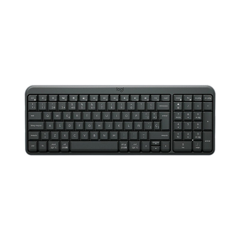 Teclado Logitech K250 Compact Bluetooth Wireless White