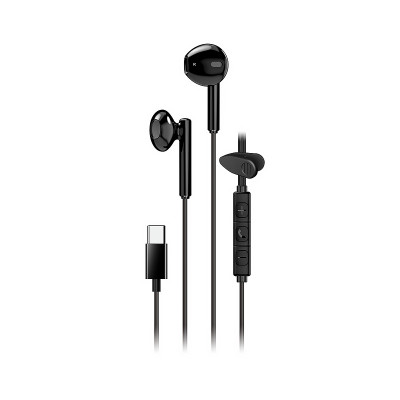 AUDIFONO CON MICROFONO GENIUS HS-M366 IN-EAR USB-C 360 Rotating Cllip Black
