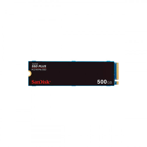 SSD SANDISK Plus 500GB M.2 NVMe PCIe Gen 3.0 2400MB-s Internal 3y