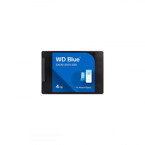 SSD WESTERN DIGITAL 4TB 2.5IInch 7mm  Cased SA510 SATA 560MB-s BLUE Interno 5y