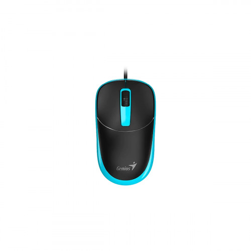 MOUSE GENIUS DX-123 USB-A Wired Black Blue