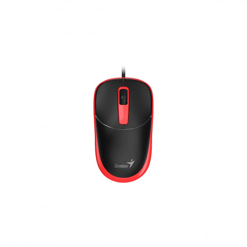 MOUSE GENIUS DX-123 USB-A Wired Black Red