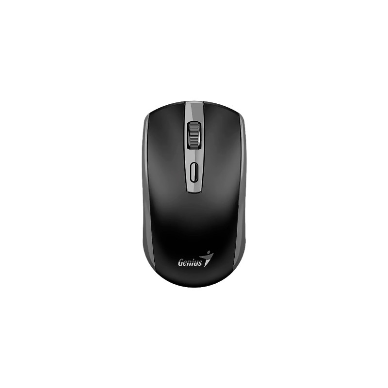 MOUSE GENIUS ECO-8150 Wireless USB-A 2.4Ghz 1200dpi Optico Recargable Black Gray