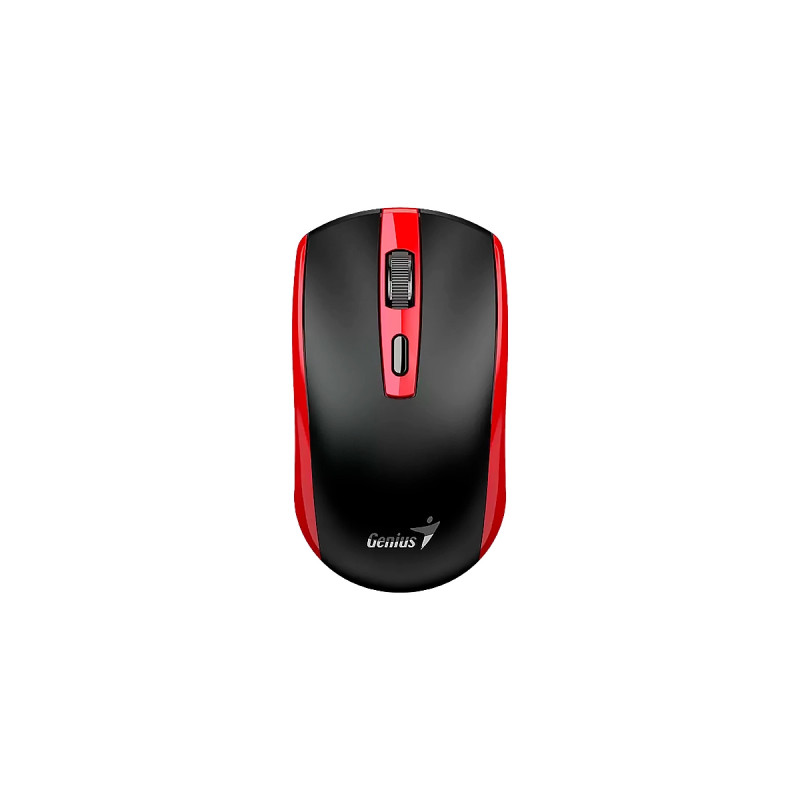 MOUSE GENIUS ECO-8150 Wireless USB-A 2.4Ghz 1200dpi Optico Recargable Black Red