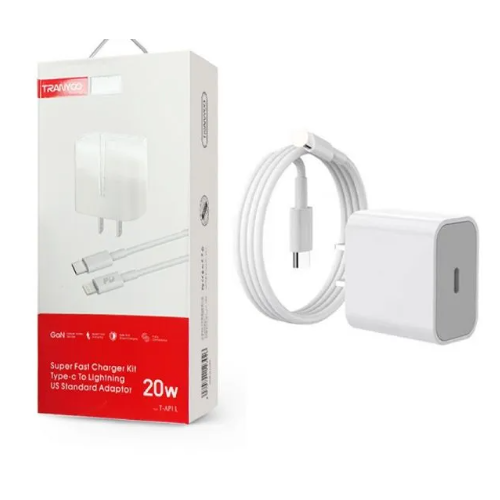 CUBO CARGA RAPIDA 20W TIPO C + CABLE IPHONE 2