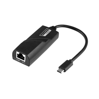 ADAPTADOR ARGOM TYPE C TO RJ45 15CM NEGRO