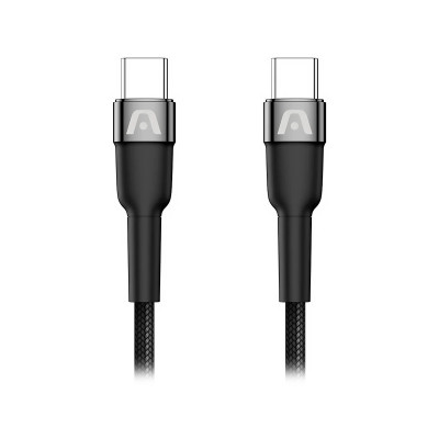 CABLE ARGOM DURASPEED TYPE-C TO TYPE-C 240W ULTRA FAST CHARGE 1.8mts Black