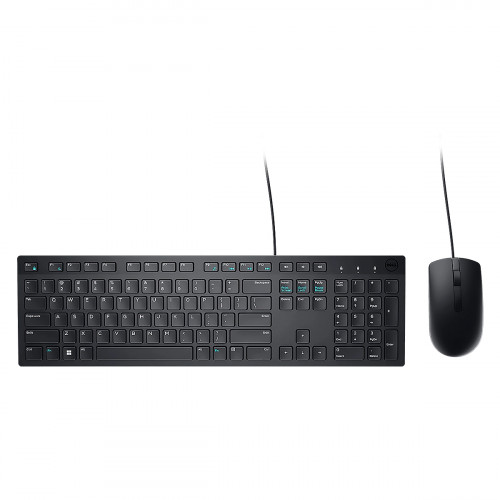 COMBO TECLADO-MOUSE DELL KM-300C WIRED USB NEGRO