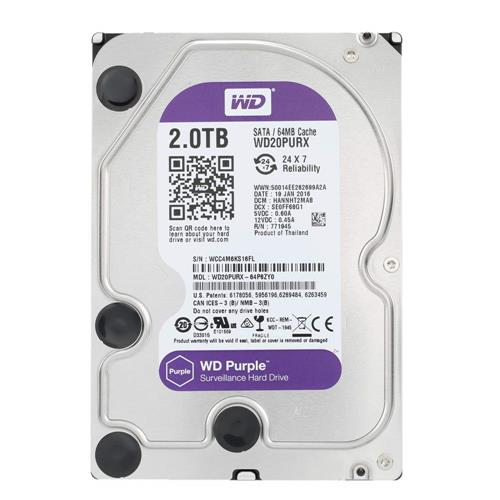 Disco Duro Interno Western Digital Purple 2TB 2