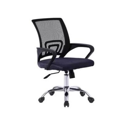 SILLA DE OFICINA COLOR NEGRA SN-EM