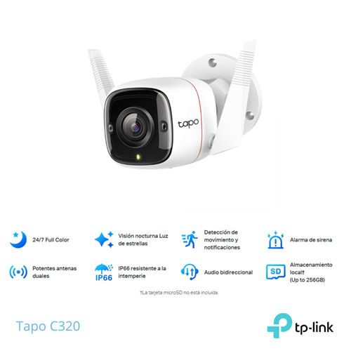 CAMARA TP-LINK WI-FI TAPO-C320WS