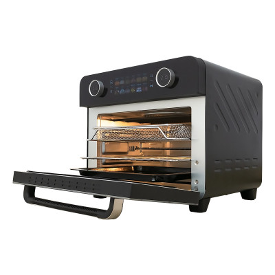 HORNO Y FREIDORA DE AIRE Digital Q-ONE AF-2251ERL 35-230Grd. 9Hrs Dig. Timer Rostisar 6 Acc. 110V