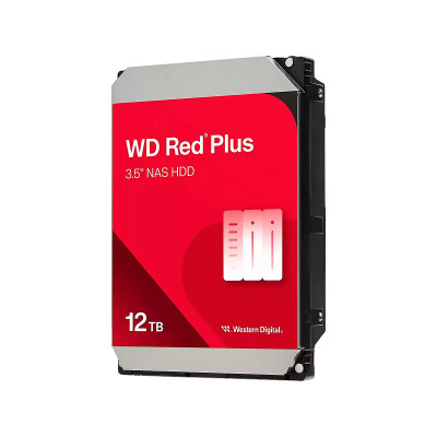 DISCO DURO WESTERN DIGITAL-INTERNO-ROJO PLUS NAS-12TB-7200RPM-SATA 6GB-s CRM 512MB 3.5Inch