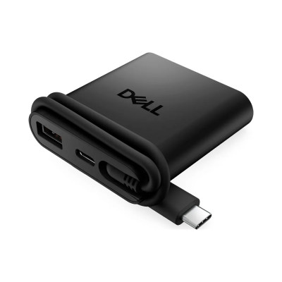 Adaptador Dell multipuerto USB-C 4en1 DA225 USB-A,2xUSB-C,HDMI Negro 1Y