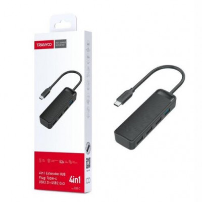 HUB Tranyoo Extensor USB 3.0 de 4 puertos HB 1-C