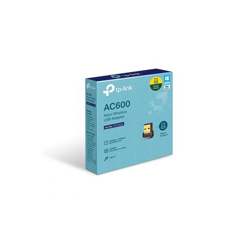 Adaptador Tplink AC600 Archer T2U Nano 2