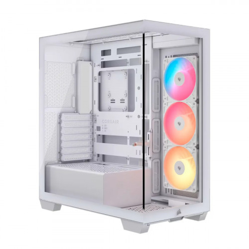 CASE CORSAIR ATX 3500X RS-R  ARGB Panoramic Glass 2USB-C 2USB3.2 HD-Audio Mid-Tower White