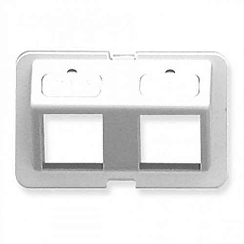 BEZEL ANGLED 2 PORT BLANCO