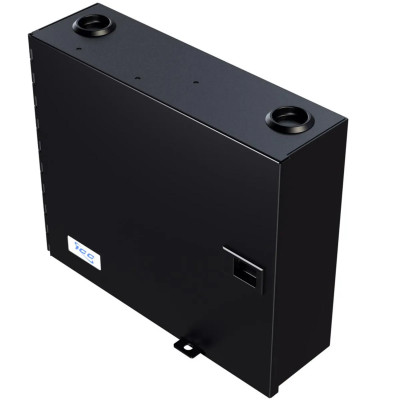 BOX DISTRIBUTION FIBER OPTIC WALL MOUNT 2 PANEL NEGRO