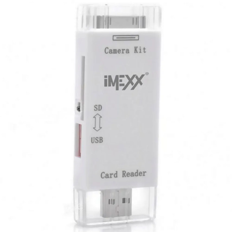 CARD READER IMEXX USB AND CAMARA FOR IPAD 2-3