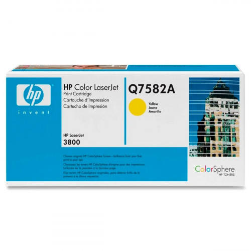 TONER HP LASERJET 3505-3800 AMARILLO Q7582A