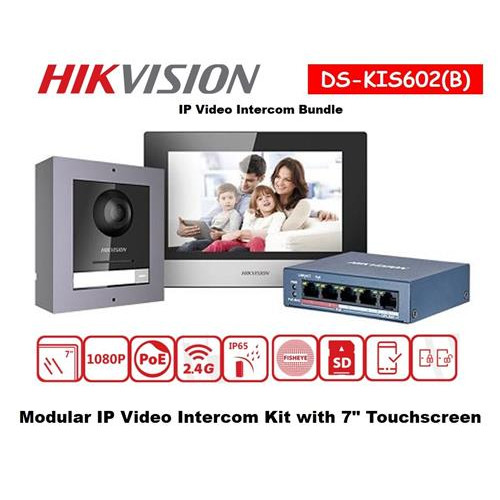 Intercomunicador Hikvision DS-KIS602(B)