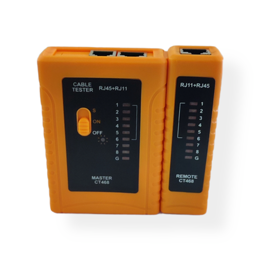 Tester  cable  serie 468 RJ-11/45 naranja