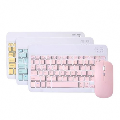 Combo Teclado + Mouse Bluetooth Varios Colores