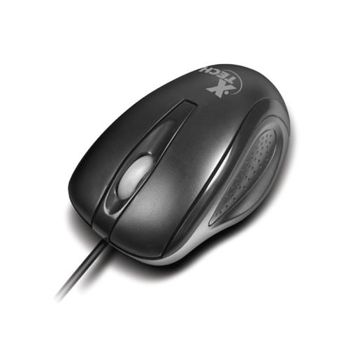 Mouse Xtech xtm 175  Alambrico 3 Botones Usb - Negro