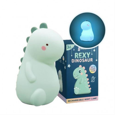 LAMPARA DE GOMA DISEÑO DINOSAURIO